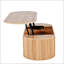 Table basse à plateau relevable moderne avec compartiment caché, pour les petits espaces et les bureaux à domicile-1108810317
