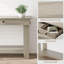 Console Farmhouse pour canapé à l'arrière, table d'entrée de 54 pouces de long avec tiroirs et tablette de rangement-210895164