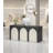 59.06" Black+White Standard Manufactured Reception Desk