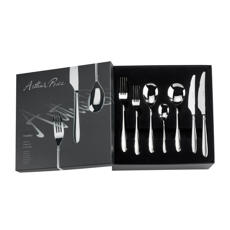 Arthur Price, Signature, Henley - 56 Piece Cutlery Set, Service for 8