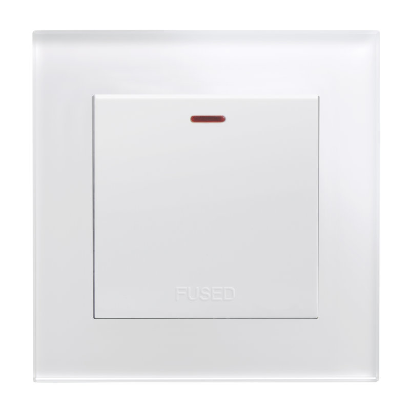 Grimaldo Wall Mounted Socket, White