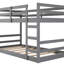 Lit superposé simple au-dessus de simple avec échelle, gris (ANCIEN SKU: WF286326AAE)-1178186233