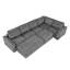 Canapé-lit modulaire 7 pièces avec repose-pieds Solenith-106295939