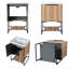 24"Modern Freestanding Bathroom Vanity With Resin Basin