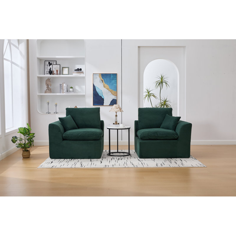 Canapé modulaire modulaire Cloud, canapé Comfy Cloud Modern, 2 places avec housses de coussin, meubles amovibles pour salon, chambre à coucher, appartements, dortoirs, sans assemblage requis