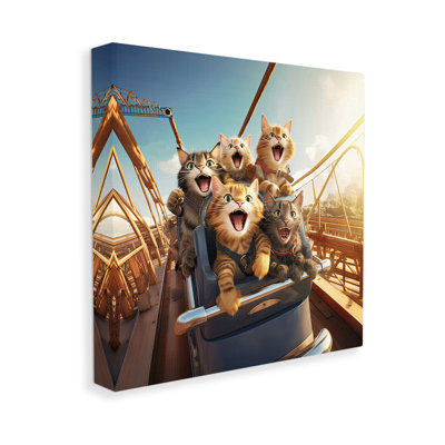«Cats On Rollercoaster» par Jim Baldwin sur