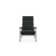 Chaise de patio inclinable avec coussins Askar