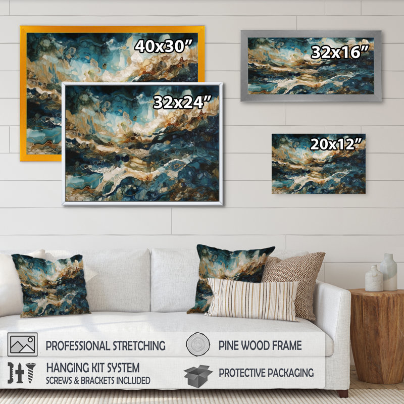 Encre liquide Carstens, Cadre photo noir, H 12 po x l 20 po x P 1 po