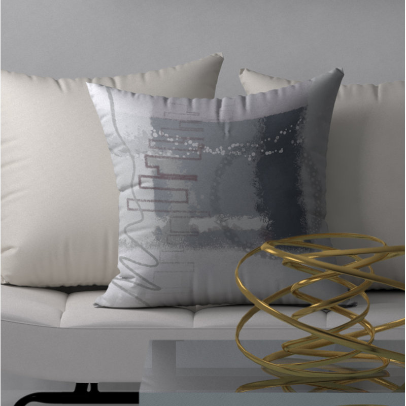  Housse et insert de coussin décoratif carré Longest Tingle, 18" x 18"