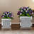 Handmade Mirrored Glass Nesting Vase