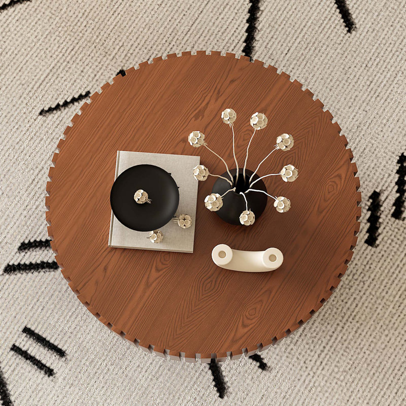 Round Coffee Table, Natural