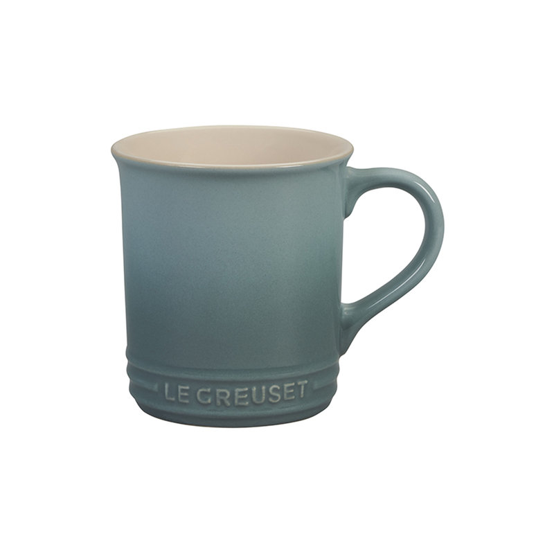 Le Creuset Stoneware Mug, 14Oz., Sea Salt, Blue