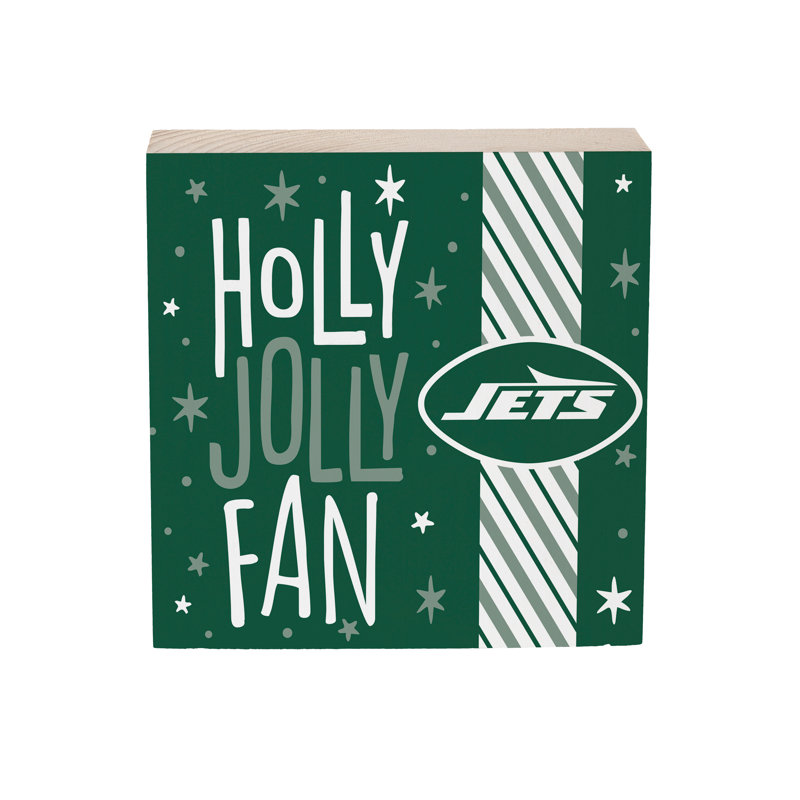 Plaque murale en bois New York Jets