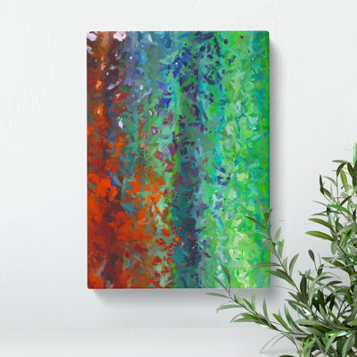 Without Proof Abstract - Wrapped Canvas Painting