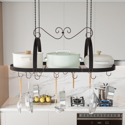 33" Pots and Pans Hanging Rack
