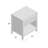 Dejon 23'' W Solid Wood Nightstand