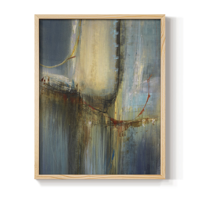Moon Shadows, reproduction encadrée - bois massif, H 11 po x l 9 po, Naturel