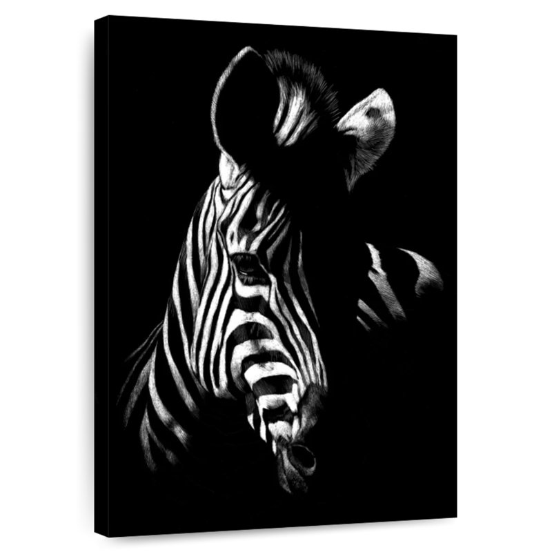 Brampt Wildlife Scratchboards V, 51" H x 34" W