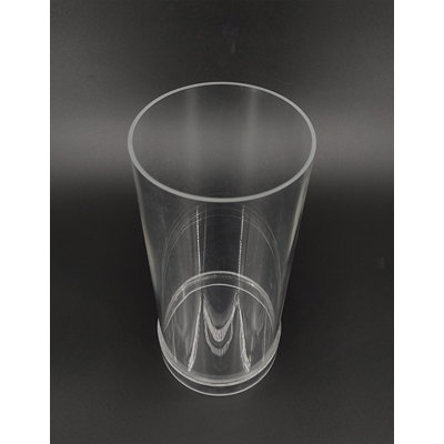 Mini pot en acrylique transparent 5 po x 10,9 po