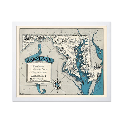Maryland Pictorial Map