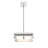 1 light Pendant in Chrome and nickel