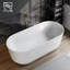 Baignoire de trempage autoportante en acrylique 67 po. X 30 po.