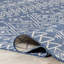 Tapis d'intérieur / extérieur bleu tissé à la main Royalston-1949983985