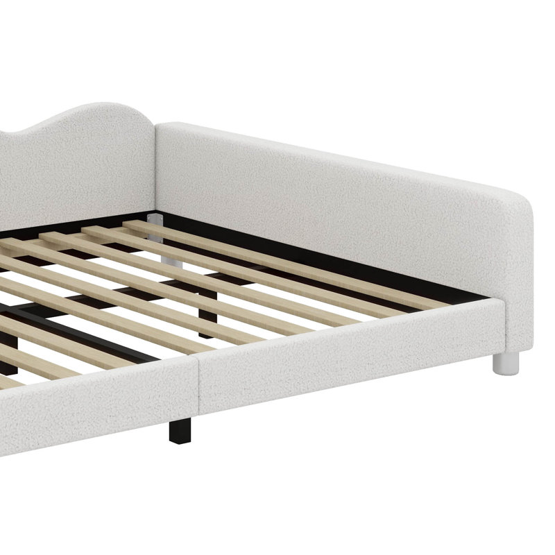 Siège rembourré confortable à dossier Cozy Cloud, Double, Blanc