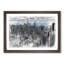 The Beauty of the Chicago Skyline in Abstract - Picture Frame Drawing Print-55735862-55735863