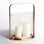 Glass Hurricane Candle Holder