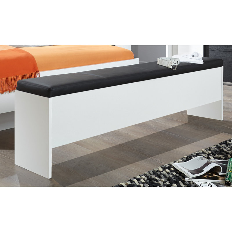 Faux Leather Upholstered Storage Bench