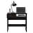 Vizcaya Home Office Set Single Drawer Keyboard Tray Bookcase