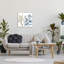 "Bleu et beige plantes sur toile" par Albert Koetsier, impression-93921777-93921774