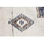 Tapis turc beige rétro Herki