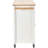 Kitchen Island Cart With Solid Wood Top And Locking Wheels, 4 Door Cabinet And Drawers-1399883364