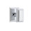 Grandeur Carré Square Rosette Single Dummy with Carré Knob