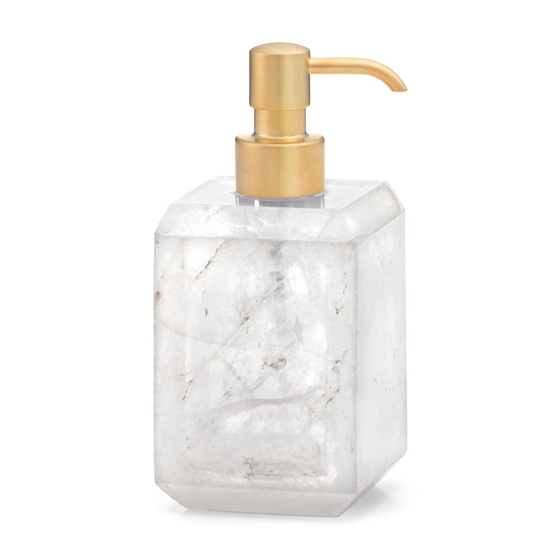 Distributeur de pompe Rockwell, Transparent / or satiné
