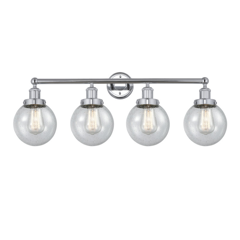 Alphonsa 4 - Light Dimmable Vanity Light, Mercury, Polished Chrome