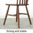 Simple book desk and chair set