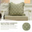 Housse de coussin lombaire à volants en lin Fabividine Fabividine (Rohini, vert)-106357730-106357737