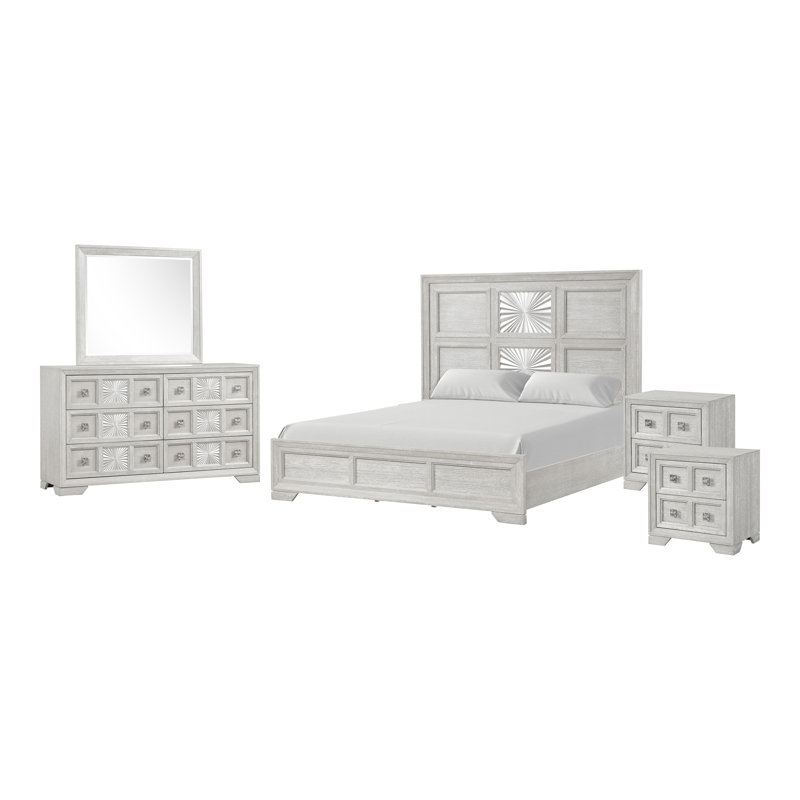 Ensemble de chambre à coucher 5 pièces Jaboris, Grand