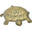 Boîte décorative en laiton italien fait main avec figurine de tortue