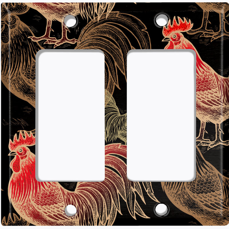 Plaque murale berçante Rooster