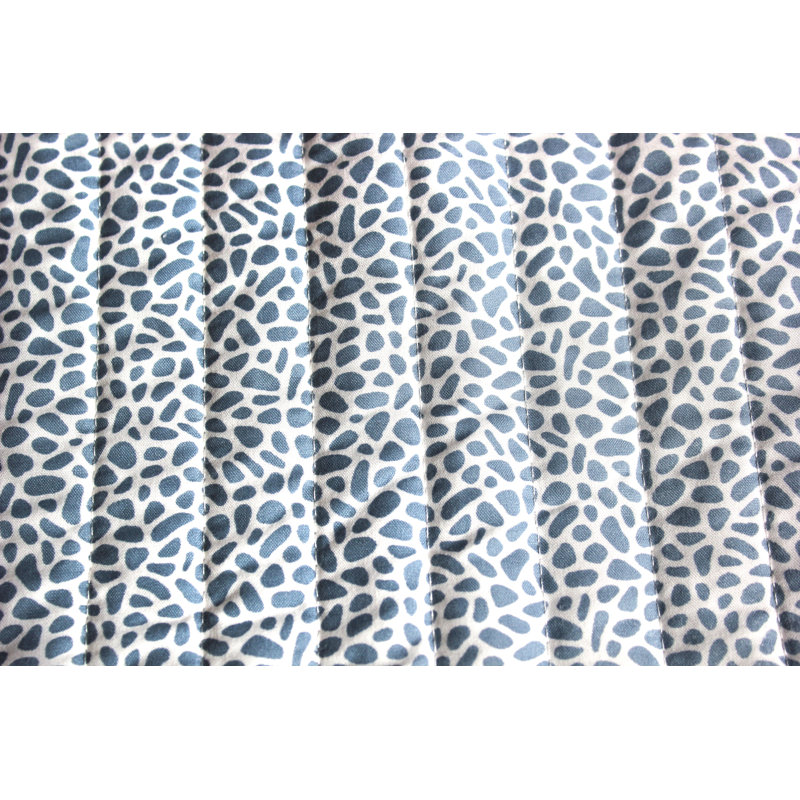 Polyester Quilt, Full/Queen Quilt + 2 Shams, Pebble Gray