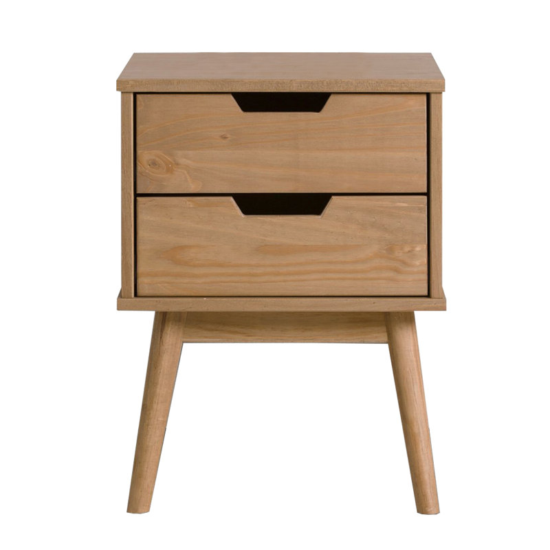 Trujillo 40cm W Solid Wood Bedside Table
