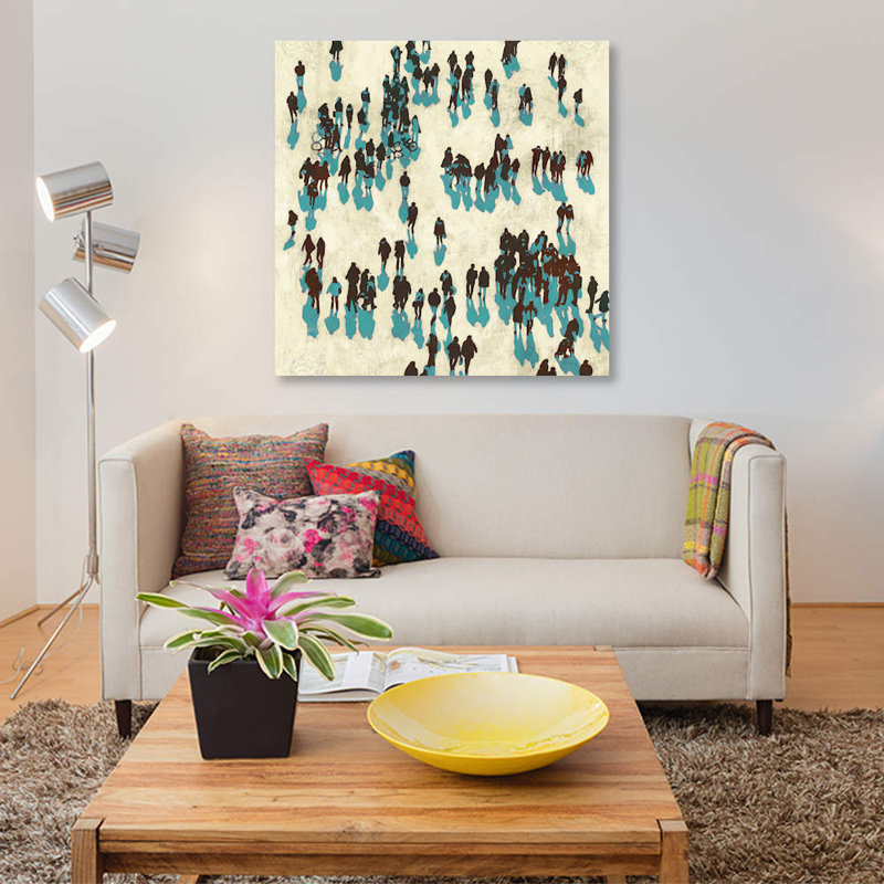 « the le bleu », reproduction d’impression sur toile, H 37 po x l 37 po x P 1,5 po