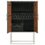 Armoire de bar 2 portes Washoe