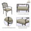 Chaises de bistro de terrasse avec coussin Turbeville