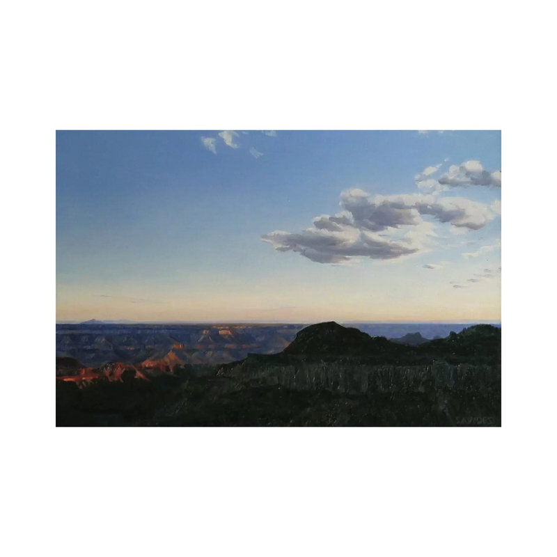 Grand Canyon At Sunset by Nick Savides - Wrapped Canvas Gallery-Wrapped Canvas Giclée, 20.32 cm H x 30.48 cm W