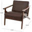 Fauteuil en cuir véritable l 27,25 po Hueston-1033189976
